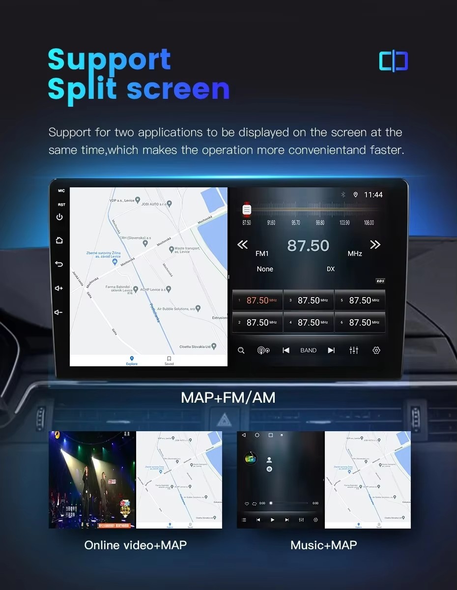 Cross-border applicable Lada Granta 2018-2019 car multimedia Bluetooth rear view Carplay navigation