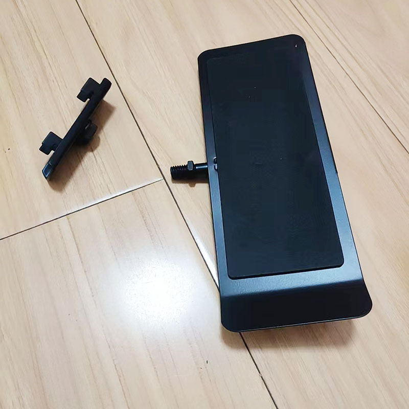 Doble A-pilar soporte de zapatos estante de exhibición 21.5 * 7.8cm tamaño de zapatería negra personalizada estante de exhibición de zapatos de tienda