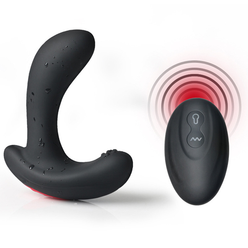 Control remoto inalámbrico vibración inflable anal plug anal al aire libre plug anal dilatador juguetes adultos del sexo para las mujeres