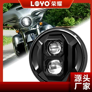 7-inch headlight suitable for Harley Davidson motorcycle modified headlight 7-inch LED headlight round LED headlamp