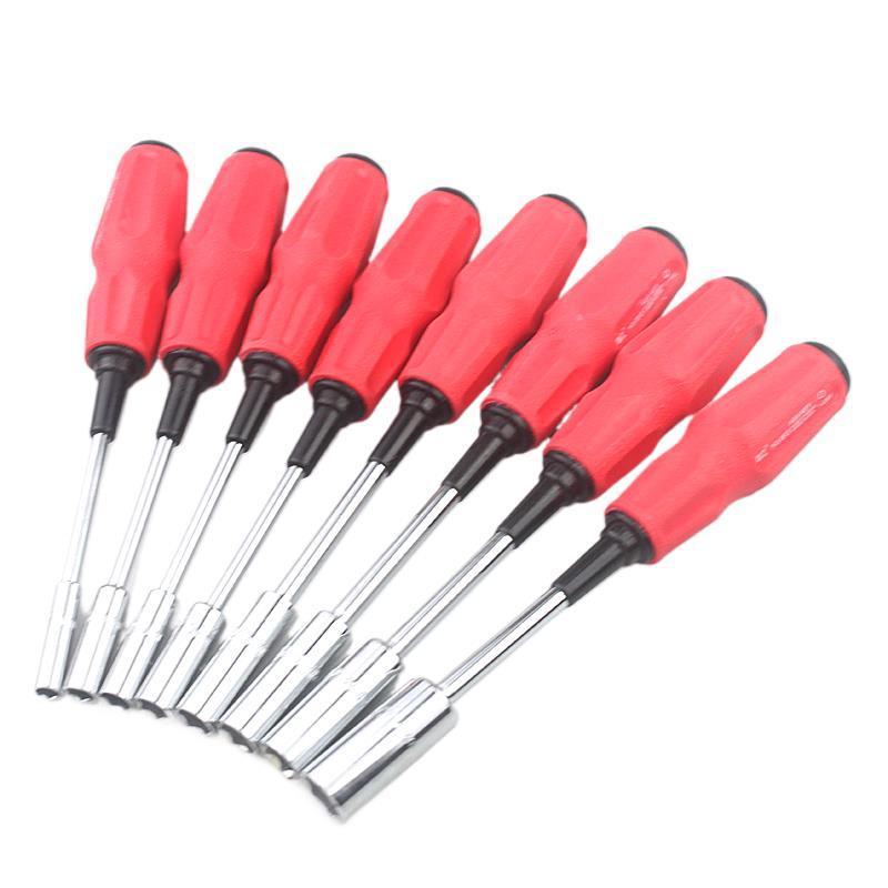 Pared delgada profundización hexagonal manguito destornillador de tornillo manguito perno hexagonal tuerca manguito llave lote