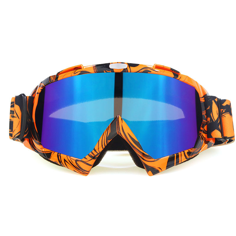 Shop Hot-selling Outdoor Mountain Climbing Cross-country Motorcycle Windproof Goggles Fashionable Set of Proximity Mirror
