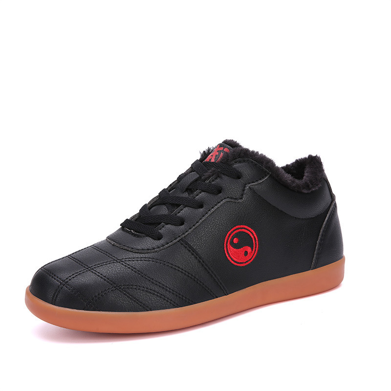 Fábrica de zapatos de Fujian al por mayor zapatos de Tai Chi de tendón de buey para hombres y mujeres con piel gruesa antideslizante zapatos de artes marciales de Tai Chi