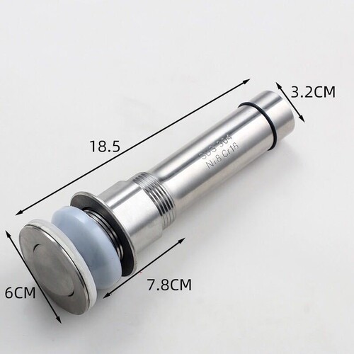 Drainer, table basin, wash basin, wash basin drain, 304 flip plate, stainless steel drain outlet, drain pipe