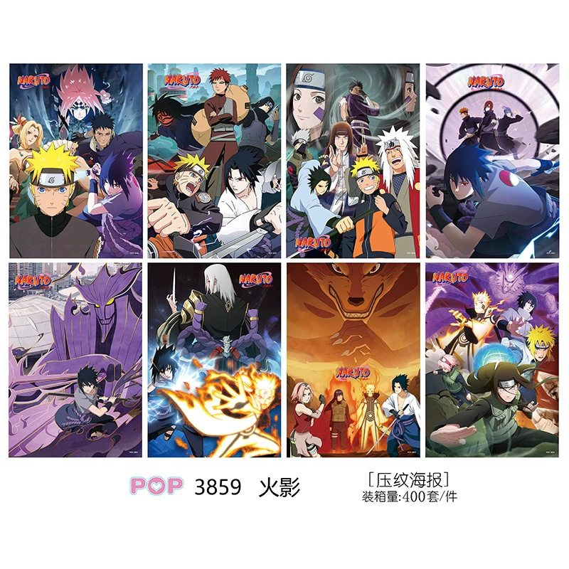 Anime One Piece Naruto Conan Curse Love and Deep Space Blue Lock Poster