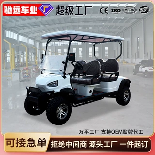 电动观光车4座旅游景区游乐园球场酒店机场摆渡车四轮高尔夫球车