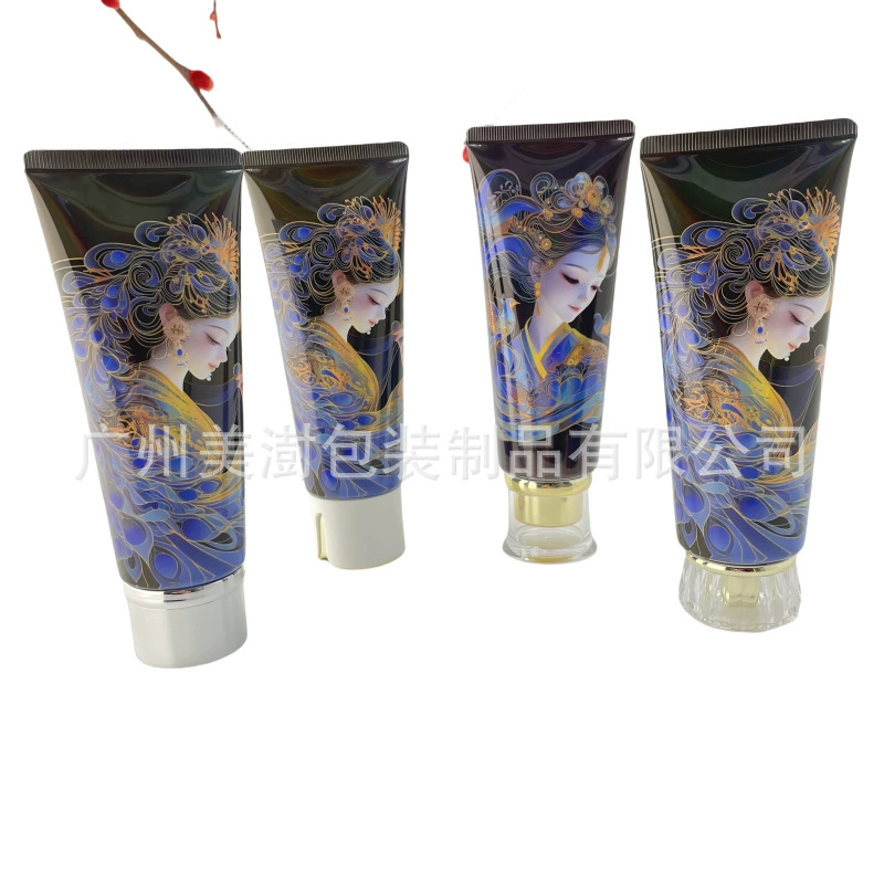 D40 косметический шланг с тиснением, шланг для очищающего средства для лица, шланг для очищающего средства для лица в древнем стиле, стерео гладильный шланг