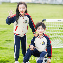 小学生校服夏装运动会儿童班服套装夏季幼儿园园服夏天大班毕业服