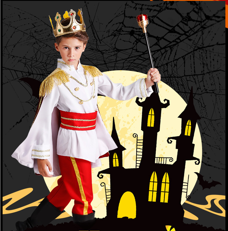 ハロウィン子供衣装男の子コスプレ王子演出コスプレキング衣装幼稚园|undefined