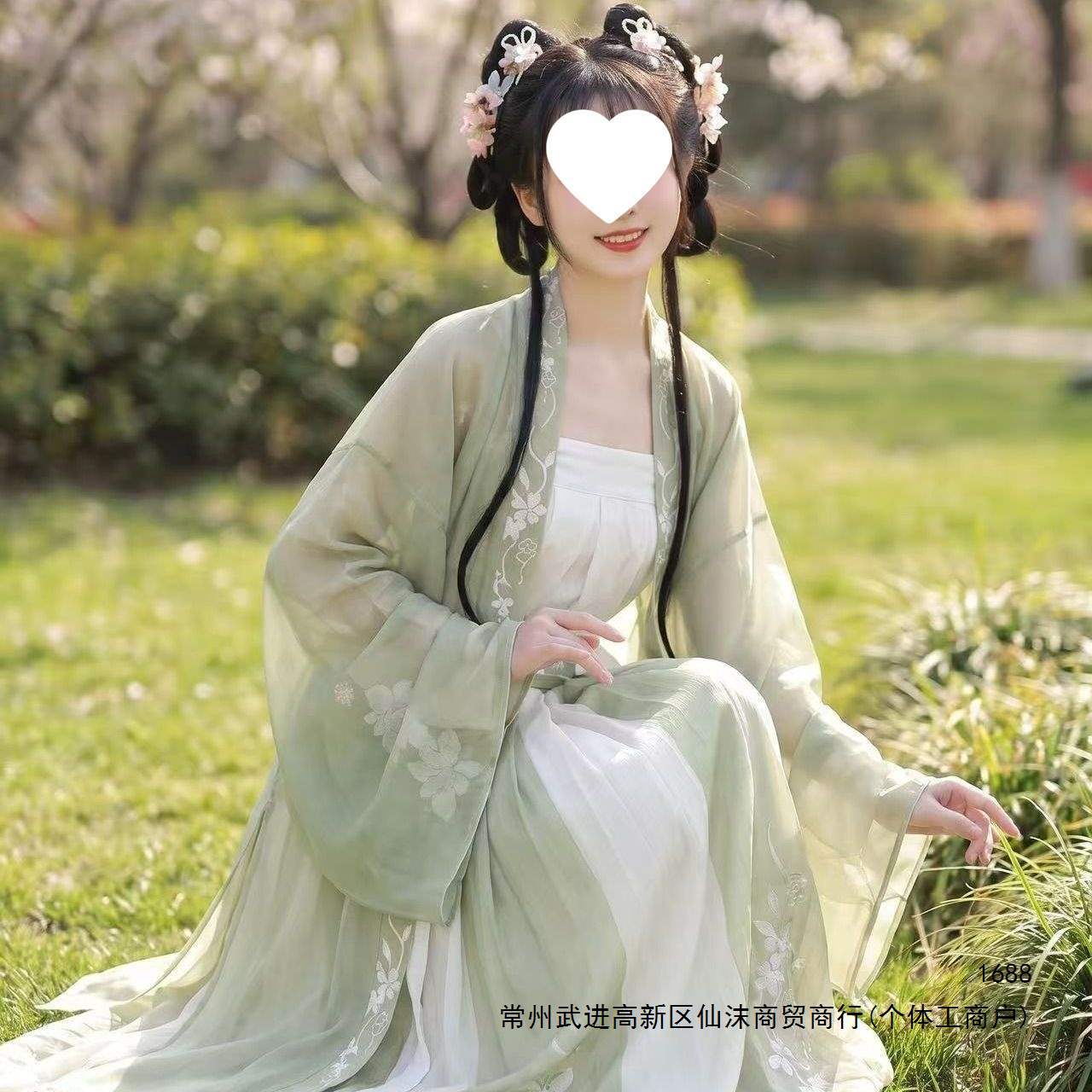 原创汉服刺绣唐制齐胸大袖诃子汉元素薄款夏季女其他有吊牌