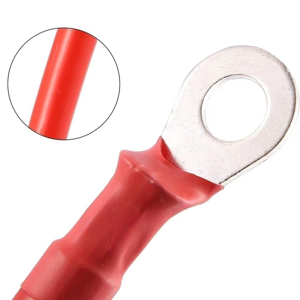 Línea de conexión de la batería del coche negrita Cable de núcleo de cobre línea de conexión de la batería accesorios solares cable serie línea