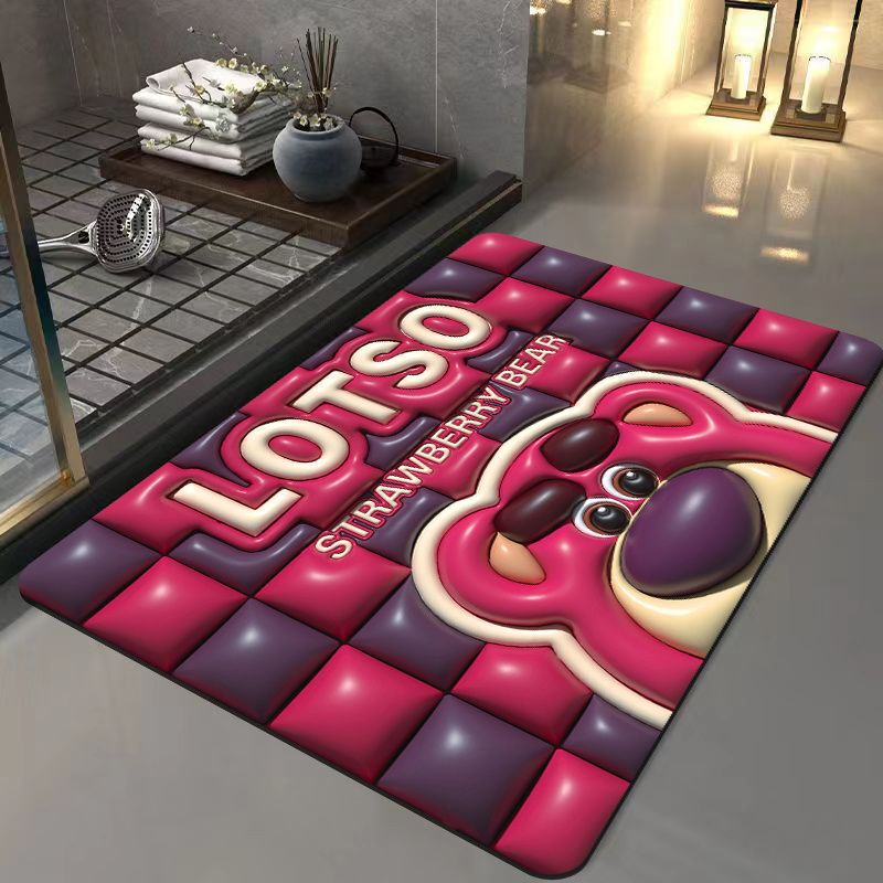 3D Effect Diatom Mud Floor Mat, Easy to Clean, Quick-Drying, Bathroom Floor Mat, Household Dirt-Resistant, Wear-Resistant, Non-Slip Foot Mat 3D Effect Diatom Mud Floor Mat, Easy to Clean, Quick-Drying, Bathroom Floor Mat, Household Dirt-Resistant, Wear-Resistant, Non-Slip Foot Mat
