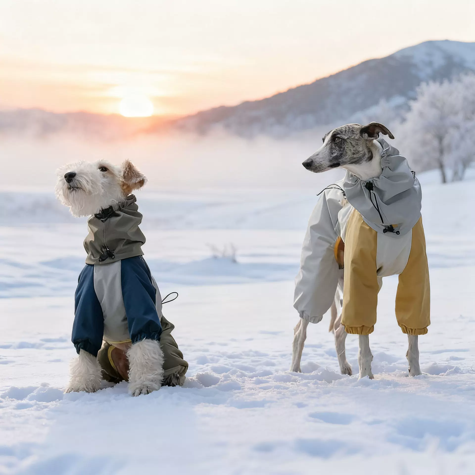 宠物防水防脏狗狗冲锋衣三防帽子可拆冬宠物衣服多种穿戴狗宠衣服