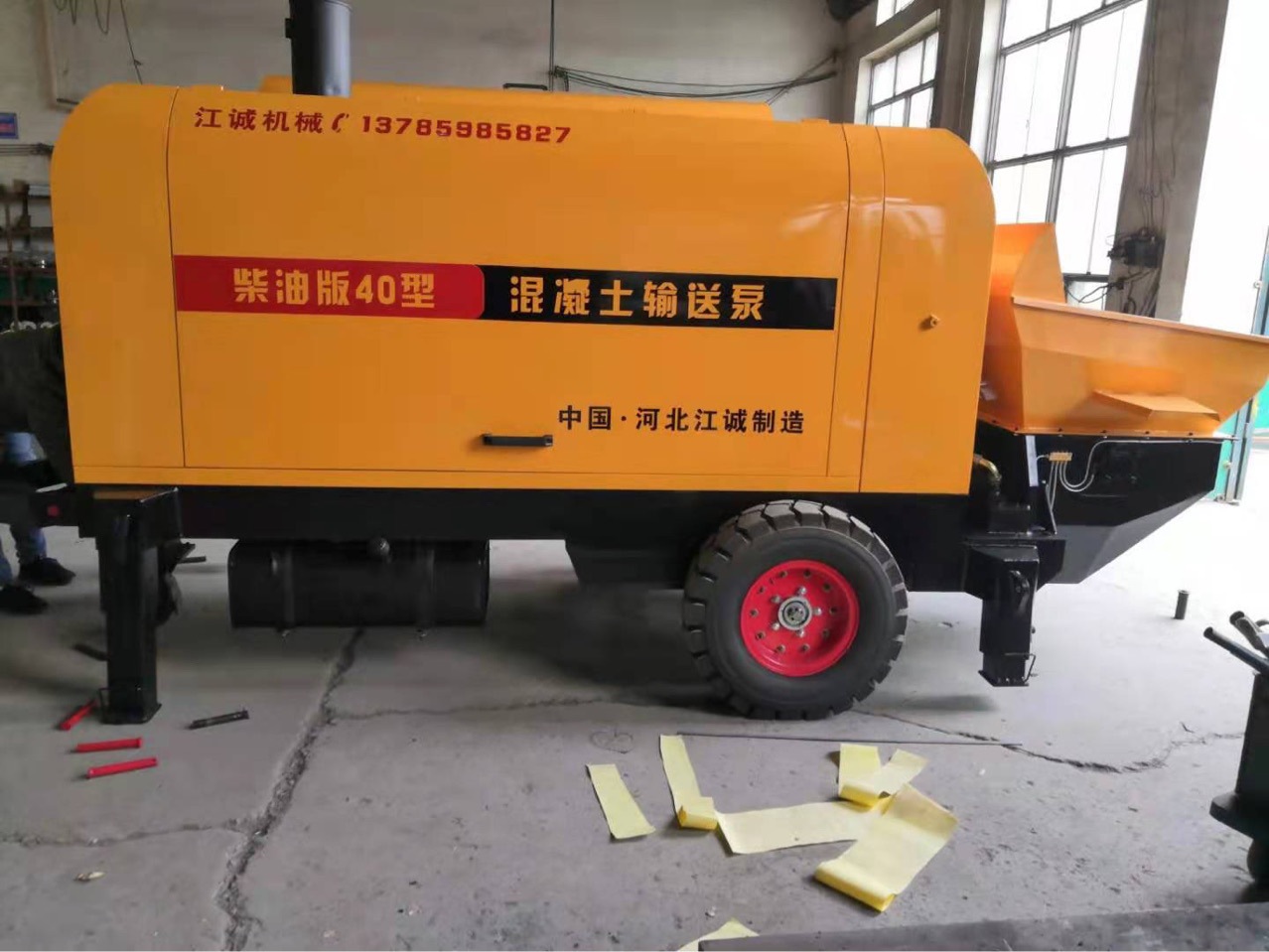 厂家供应二次构造柱泵细石混凝土砂浆输送泵高层楼房浇筑