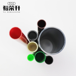 L6Y Abs Plastic Tube Black Round Hard Plastic Small Tube Plastic Pull Rod Painted Core Hollow Tube Wholesale Abs Tube