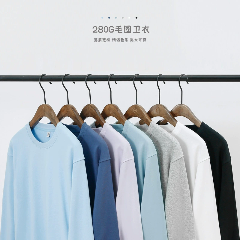 Новая зимняя толстовка-пуловер из флиса 340 г, однотонная, с начесом, мужская, свободного кроя, утепленная, для пар, 2025 год