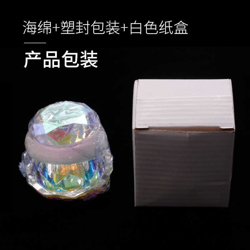 Taza de cristal de color fantasma, herramienta de lavado de uñas, diamante de fondo afilado, cristal de color AB, taza líquida especial para uñas, taza de mezcla