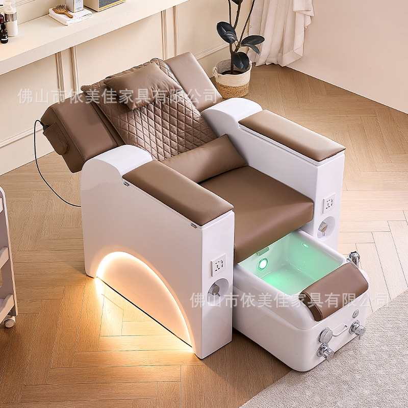 Cama de masaje de pedoterapia, sofá de baño de pies eléctrico, cama de manicuría, silla de pestañas, cama de pedoterapia, cama de baño de pies eléctrica