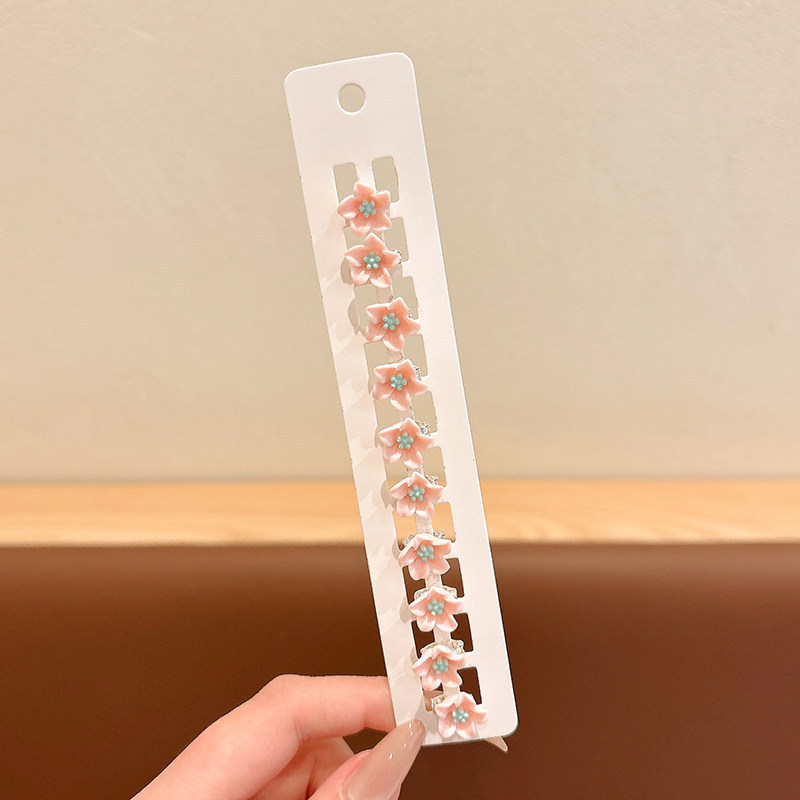 8# lirio rosa 10 piezas de aproximadamente 1,5 cm