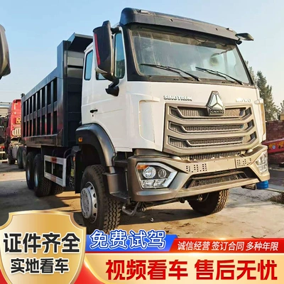 Used Howo Dump Truck, Howo Gravel Transport Vehicle for Construction Work, Eight-Wheel Box-Type Truck Available for Test Drive (Yük maşınları)