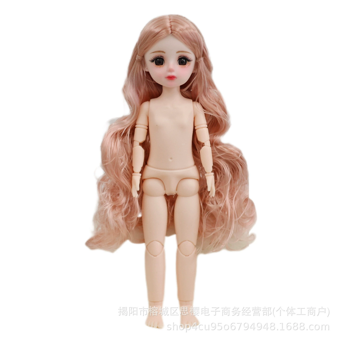 [Школьный цветок макияж] 30 см 6 точек, BJD тело голая кукла 20 суставов 3D настоящие глаза, нэфане кукла девочка игрушки