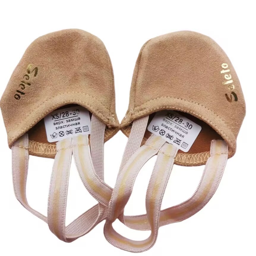 Russian-Style Rhythmic Gymnastics Shoes for Children and Adults, Half-Socks for Professional Training, Dance Exams, and Body Training