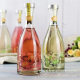 Factory in stock green plum wine bottle frosted fruit wine glass empty bottle sealed sparkling wine multi-purpose transparent glass bottle wholesale