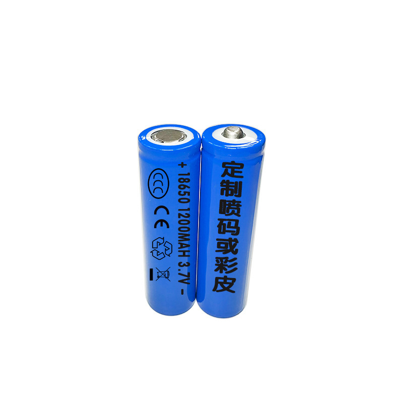 Brand New A-Grade 18650 Lithium Battery 1200Mah 1200 Milliampere 3.7V with Complete Export Certification and Quality Assurance