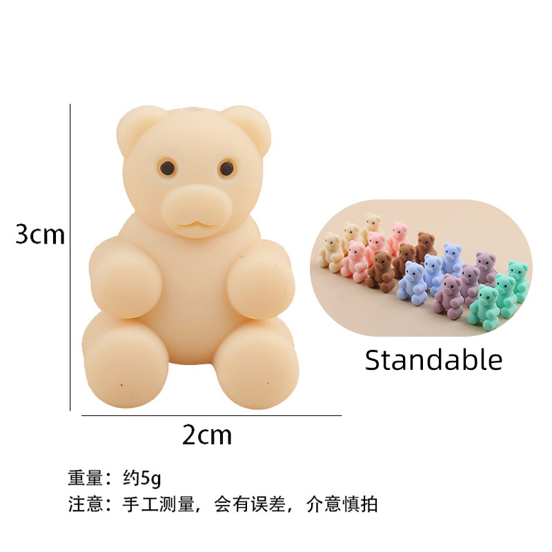 Productos creativos para bebés DIY animación osos de silicona joyería para bebés pezón cadena de dientes molares accesorios de pulsera de goma de diente