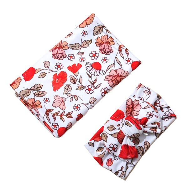 BABY SWADDLE WRAP Baby Package Fetting with 2 pieces of baby wrapped…