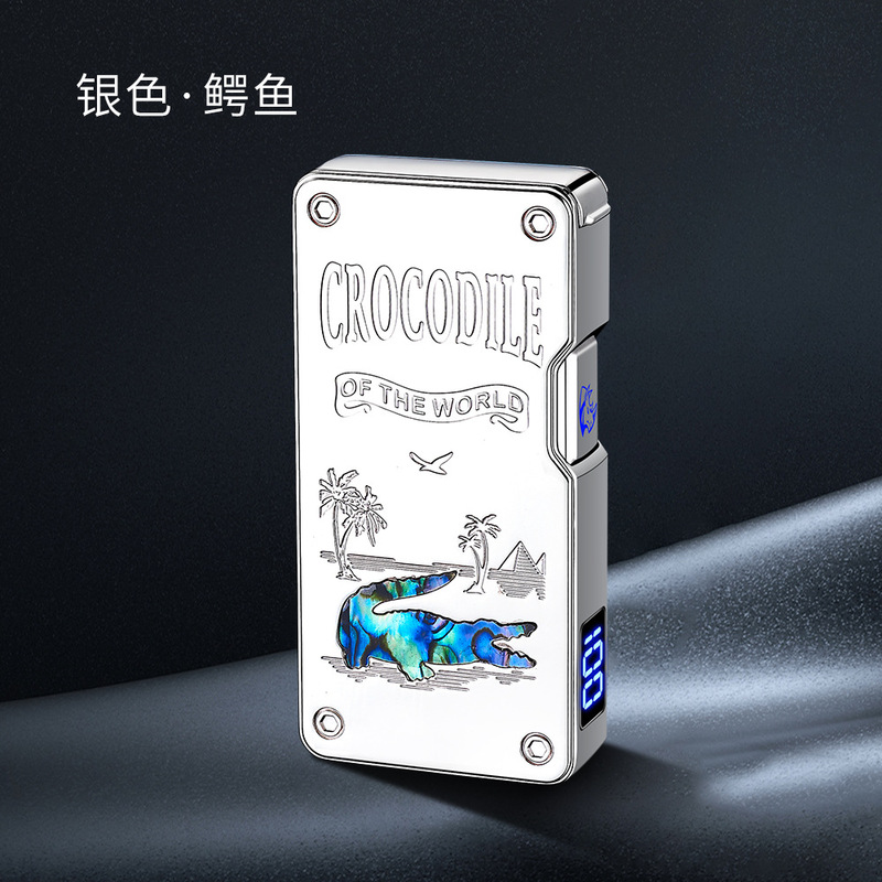 Douyin の人気のインテリジェント音声制御ダブルフレームスイッチ点火ハイエンドインフレータブルライター卸売|undefined