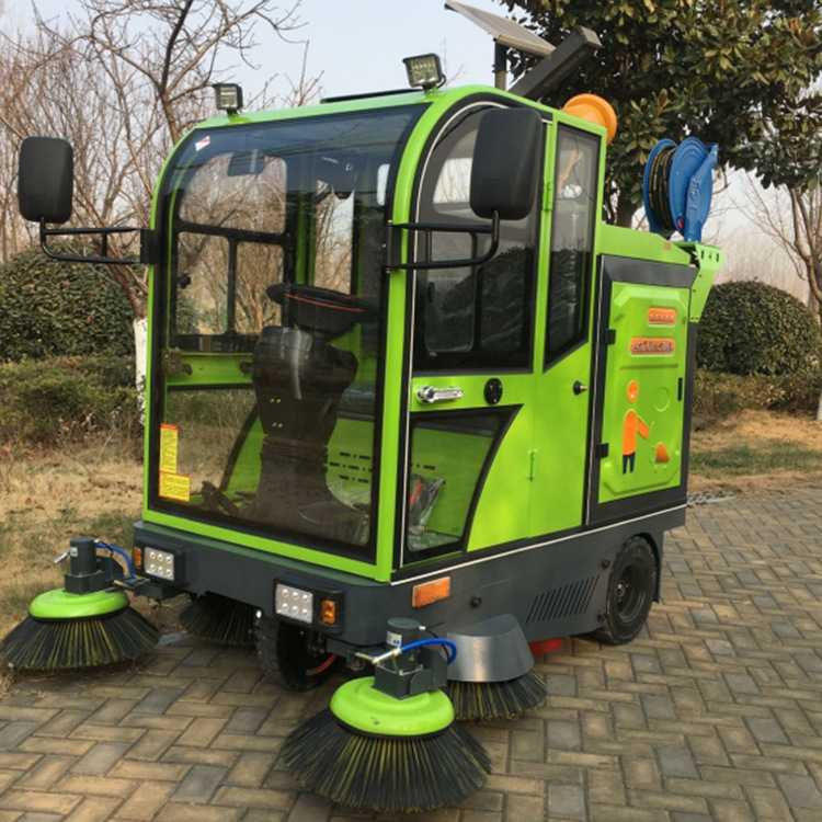 电动扫地车 座驾式路面清扫 铲车改装清扫机