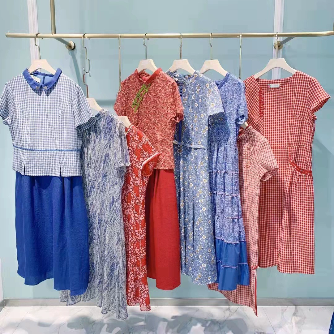 Ретро национальный стиль хлопка льна 2022 лето новое платье свободная большая версия бренда скидка из первых рук женской одежды