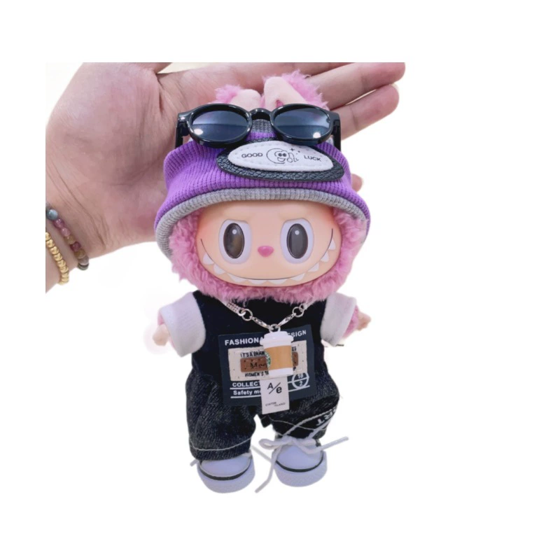 Только детская одежда] Один, два, три поколения blind box подвески лабубу одежда модная сладкая и крутая костюмы лабубу одежда для babies