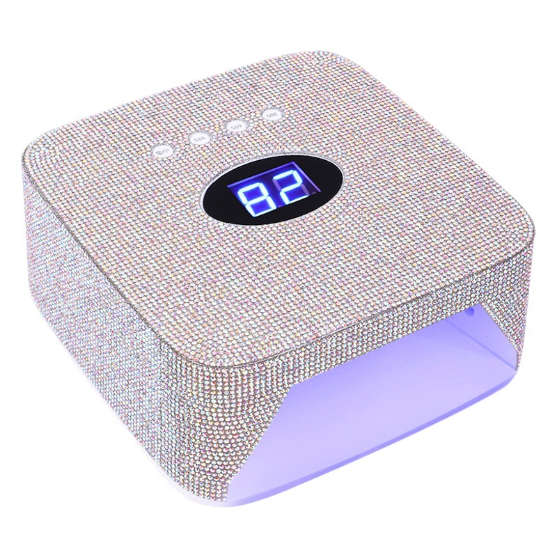 Fábrica al por mayor S50 rhinestone lámpara de uñas portátil lámpara de fototerapia lámpara de almacenamiento de energía inalámbrica máquina de fototerapia de uñas de secado rápido en stock