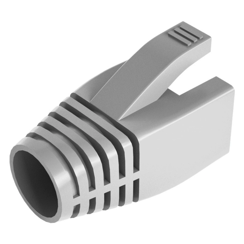 Шесть категорий и семь категорий сетевого кабеля Защитная втулка Crystal Head Крышка штекера сетевого разъема RJ45 Пылезащитная прозрачная втулка CAT6CAT7