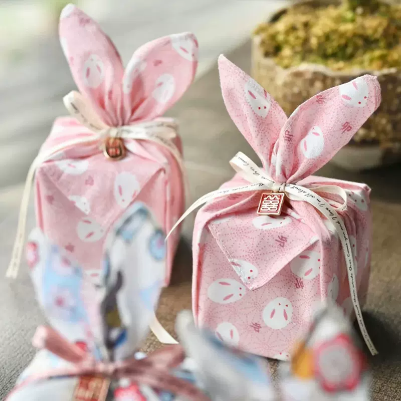 包袱皮定制礼盒装饰布新中式印花风吕敷包布方巾定做复古几何百搭