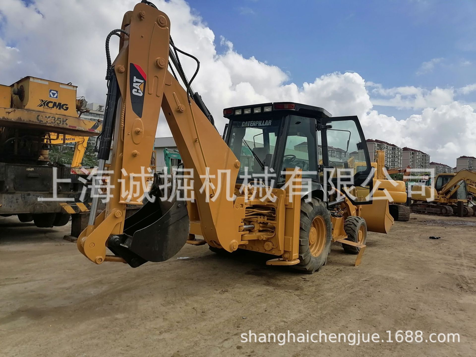 卡特416E两头忙 CAT  416E used caterpillar 416 backhoe loader