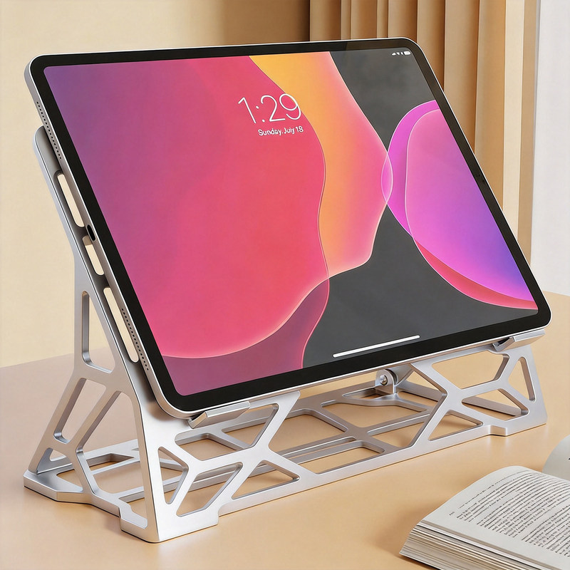 Laptop Stand, Tablet Elevated Stand, Office Folding Elevated Stand, Adjustable Height, Rotating Cooling Base Bracket