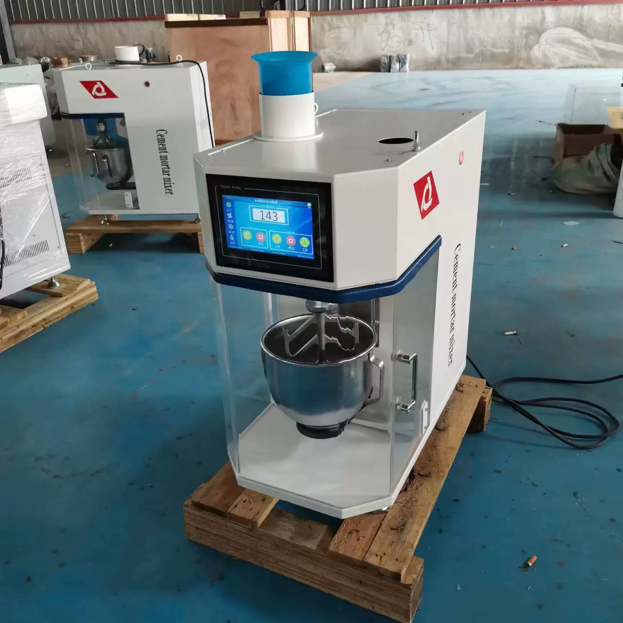 Новый стандартный цементный клей, песочный смеситель, цементный клей, песок, вибрационный стол, прямая продажа с фабрики