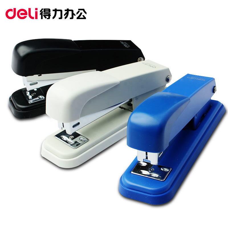 Deli stapler 0309 labor-saving metal unified 12-digit needle stapler…