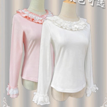 织锦园秋冬【怦然心动】Lolita低领内搭亲肤保暖德绒弹力打底衫