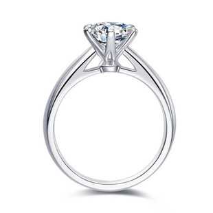 Cultivation drill IGI laboratory drill artificial drill 18k gold wedding ring crown simple six claw fashion
