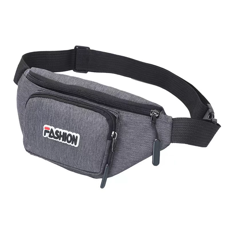 Men's belt bag, capacious chest bag for leisure, wholesale, for running