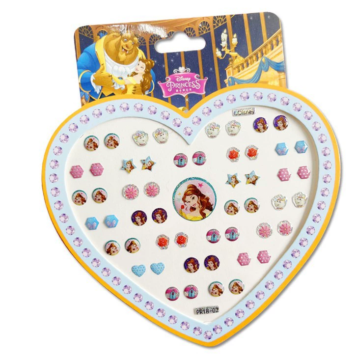 Genuine children's shiny ears stickers for princess, cartoon sticker, 3D