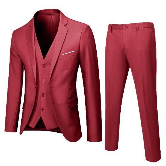 Deseo AliExpress eBay Amazon Comercio exterior Venta caliente traje moda casual solo fila un botón traje para hombres
