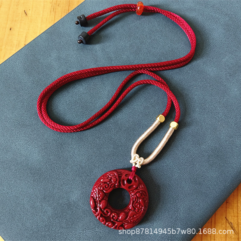 보르도 로프 (직경 30mm) 가 있는 퍼플 골드 샌드 더블 브레이브 피스 버클