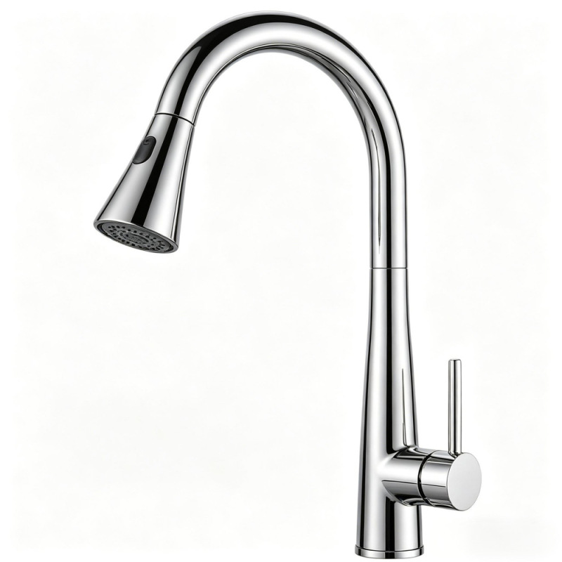 Lead-Free Healthy Kitchen Faucet, Hot and Cold Water Household Sink Faucet, Water-Saving and Splash-Proof Lead-Free Healthy Kitchen Faucet, Hot and Cold Water Household Sink Faucet, Water-Saving and Splash-Proof