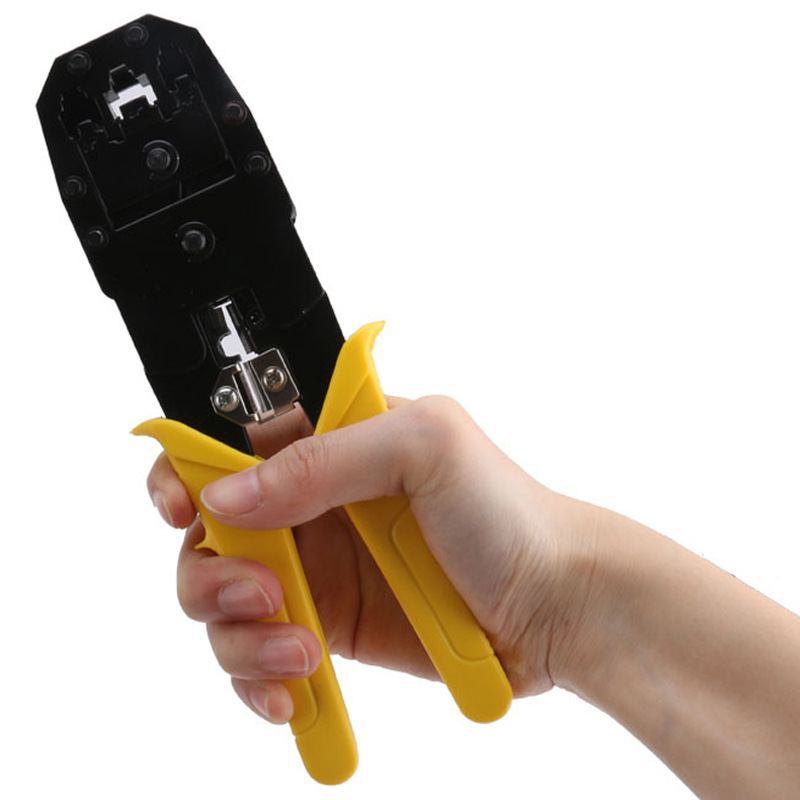 伊莱科ELE-315网线钳三口网络压接钳网钳压线钳子4/6/8P剪剥压