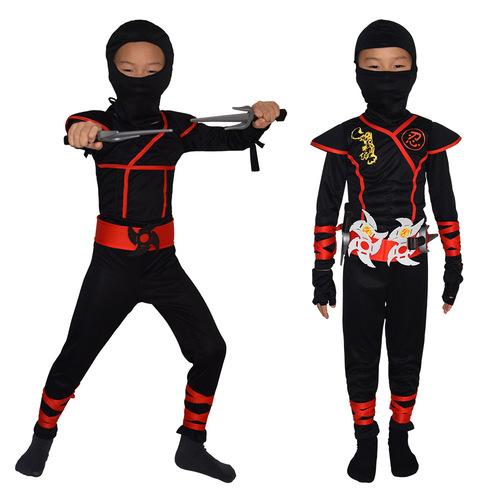 Halloween children's ninja costume costumes Japanese ninja clothes night clothes cosplay costumes Wangnuo